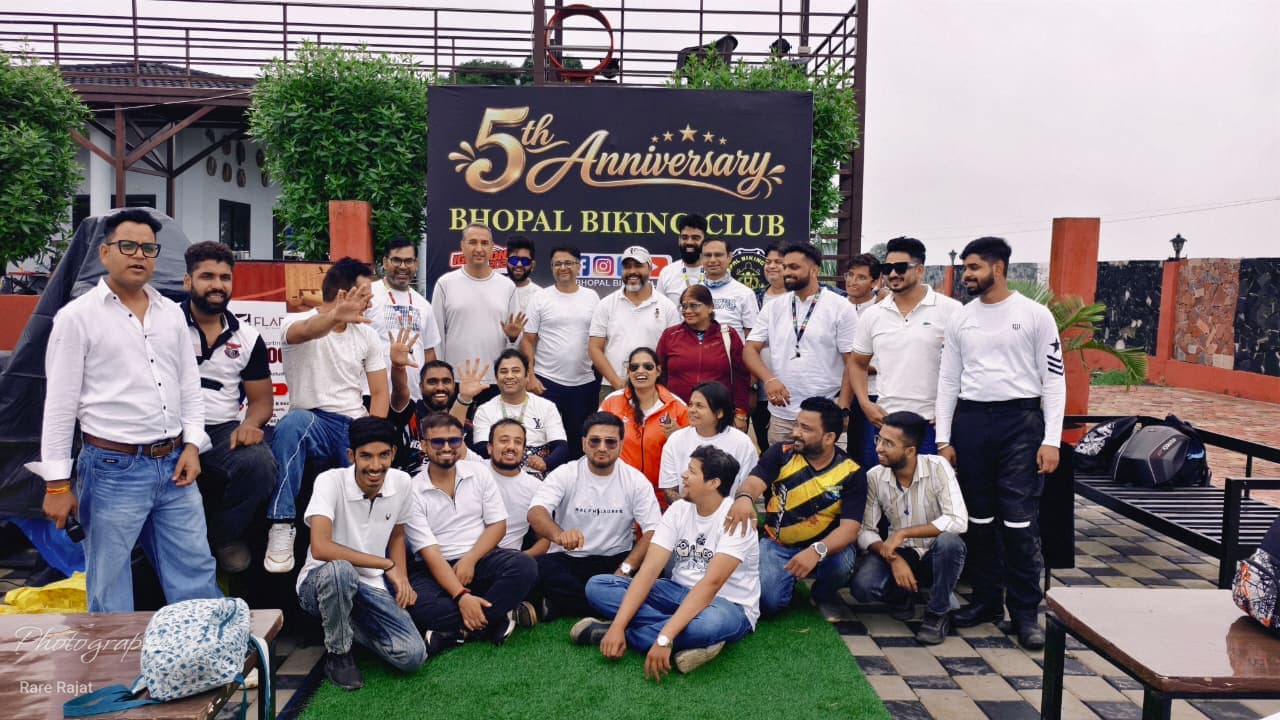 Bhopal Biking Club family celebrating together