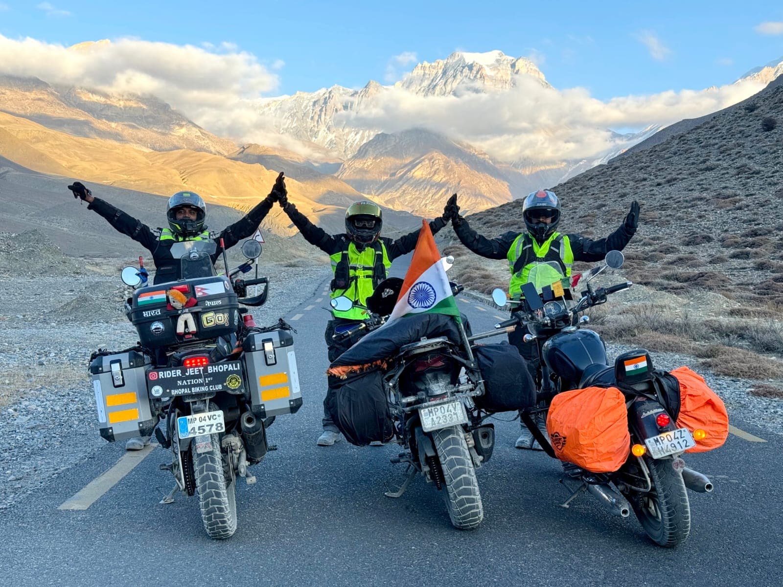 Scenic stop during BBC organized ride